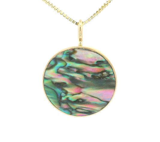 the circ pendant - abalone