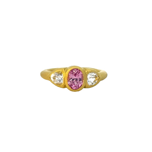 jewl // 011 - one of a kind ring - spinel + phenakite