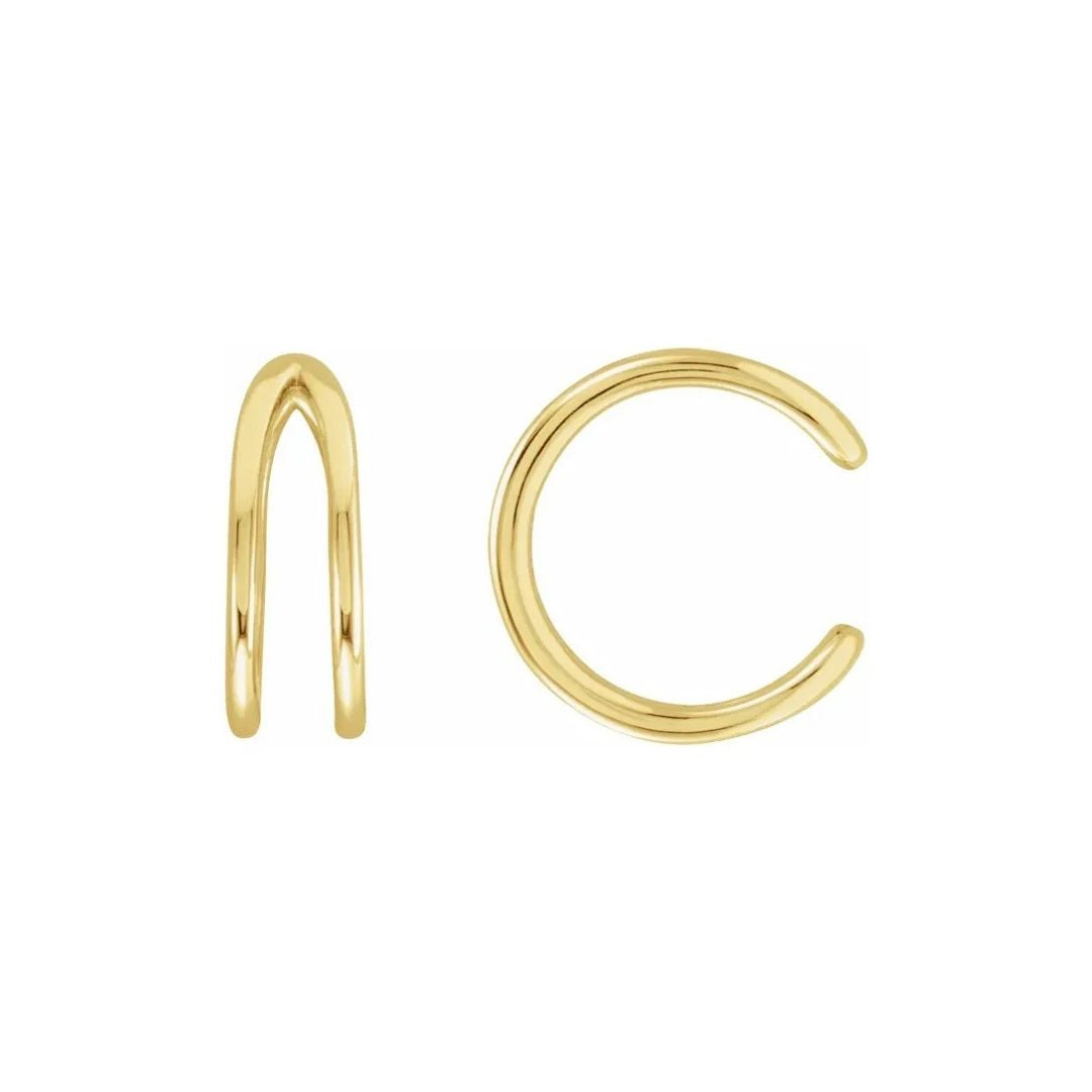 dainty double ear cuff