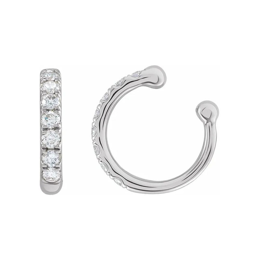 diamond ear cuff - grown diamond