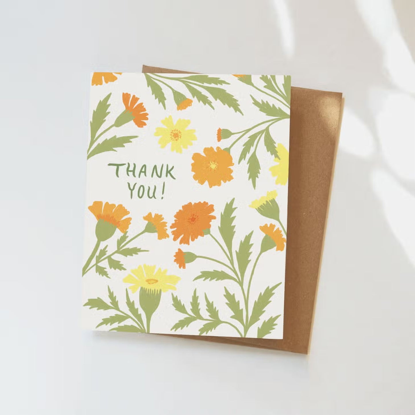 marigold thank you card