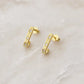 ayu semi hoop earrings