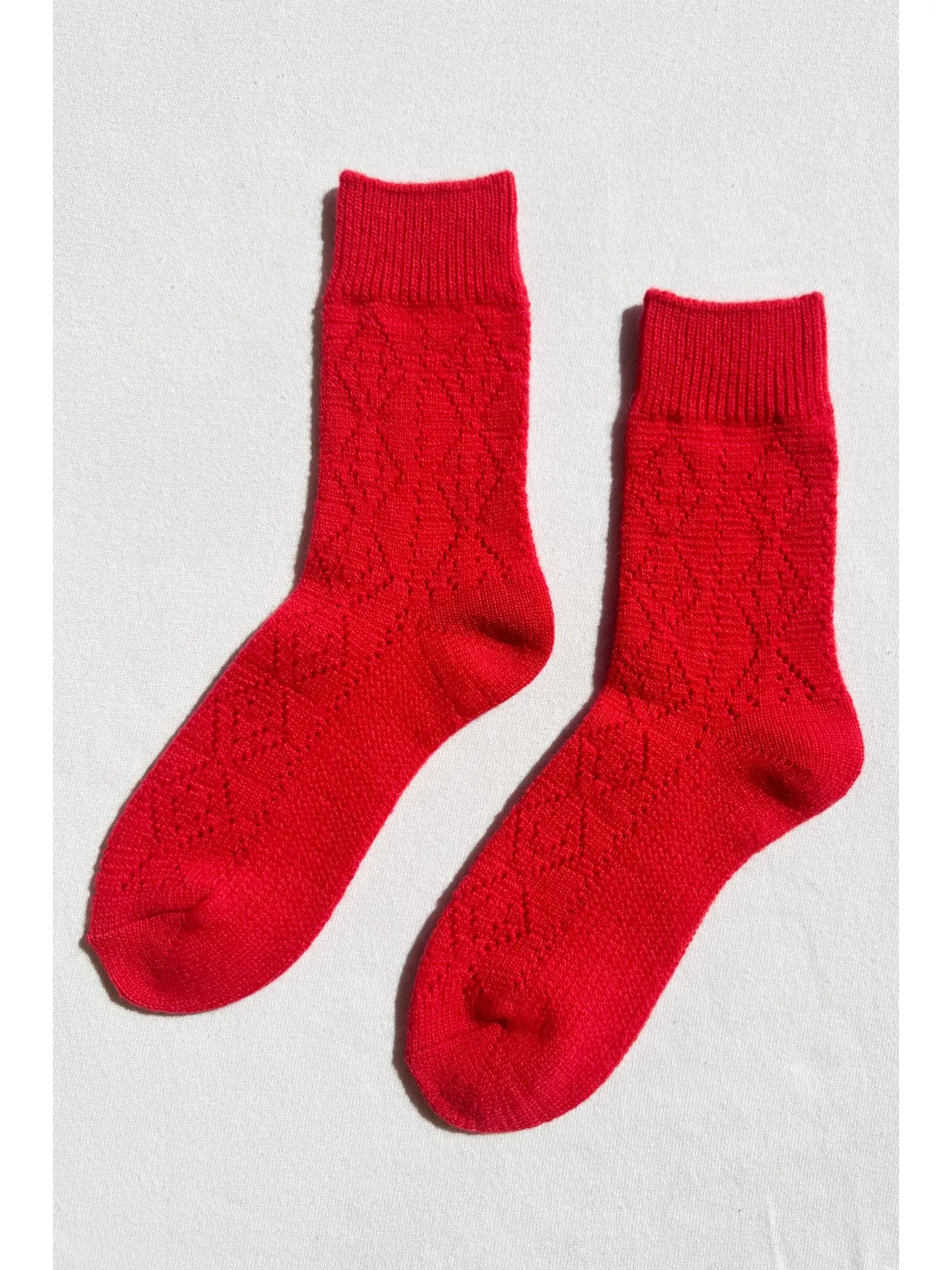 le bon shoppe / cashmere pointelle socks