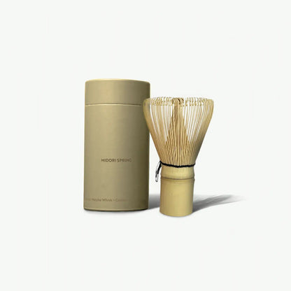 handmade aged bamboo chasen (matcha whisk)