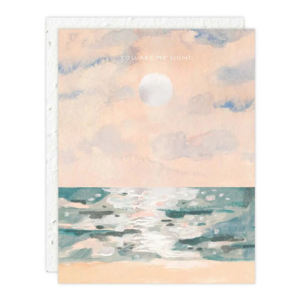 moonlight love + friendship card