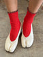 le bon shoppe / ruffled modal socks