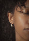 nodo hoop earrings
