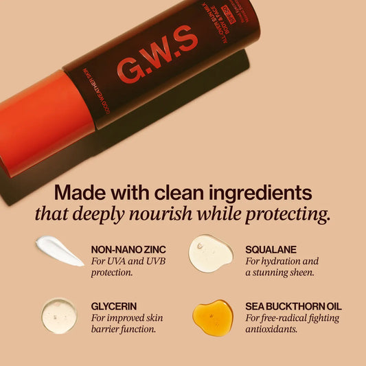good weather skin / the all over (face + body) sun milk spf 50
