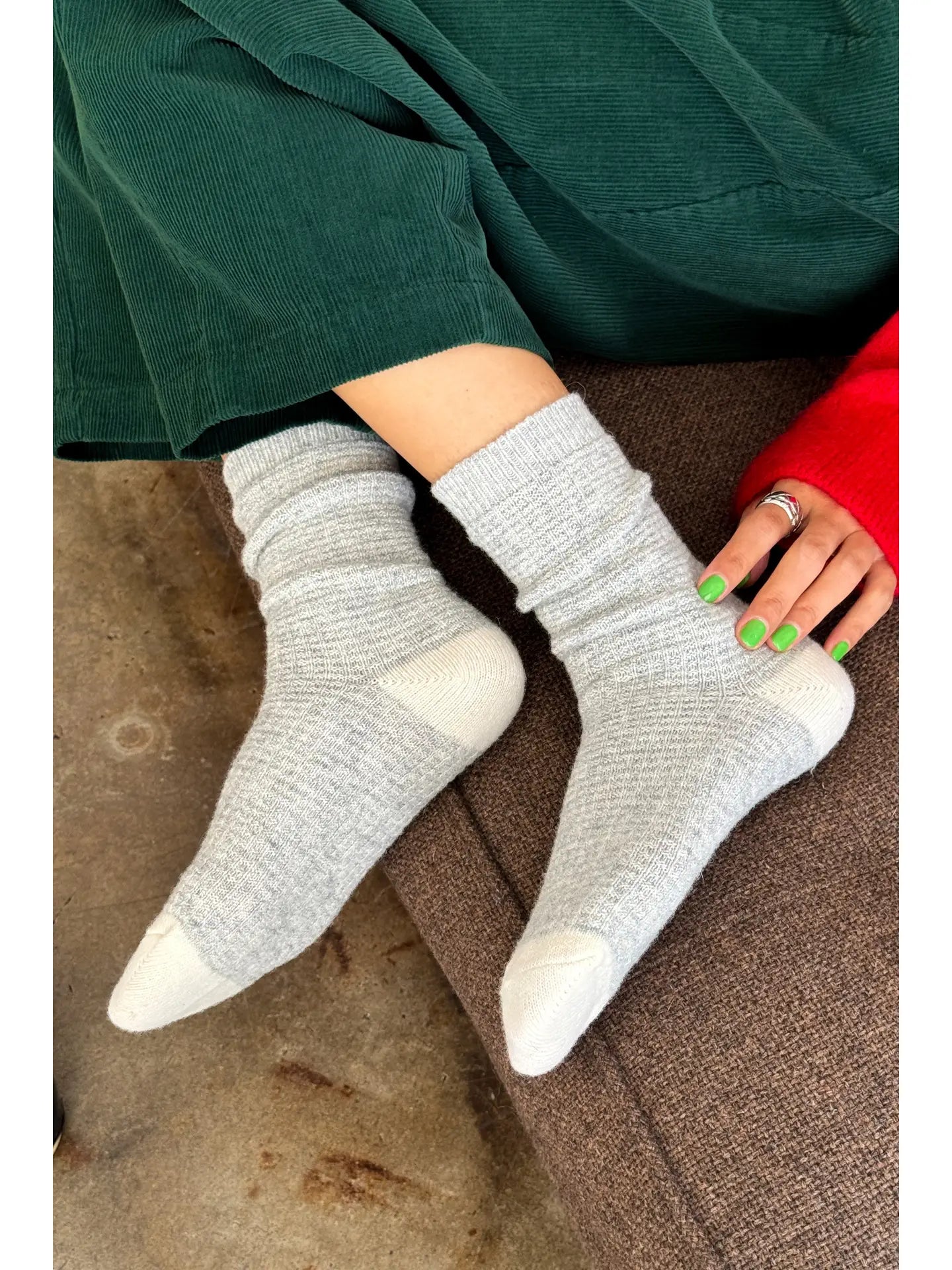 le bon shoppe / wool waffled socks