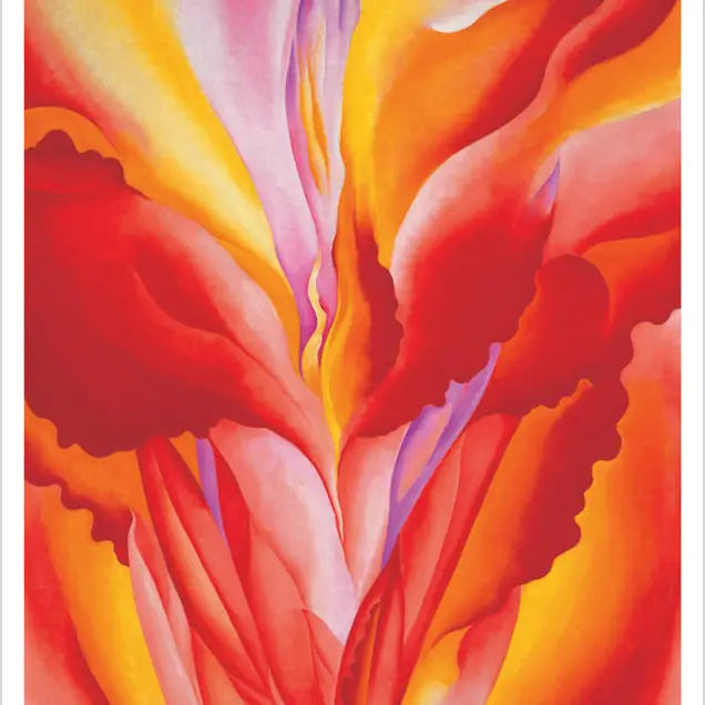 georgia o'keeffe abstract flowers boxed notecard set