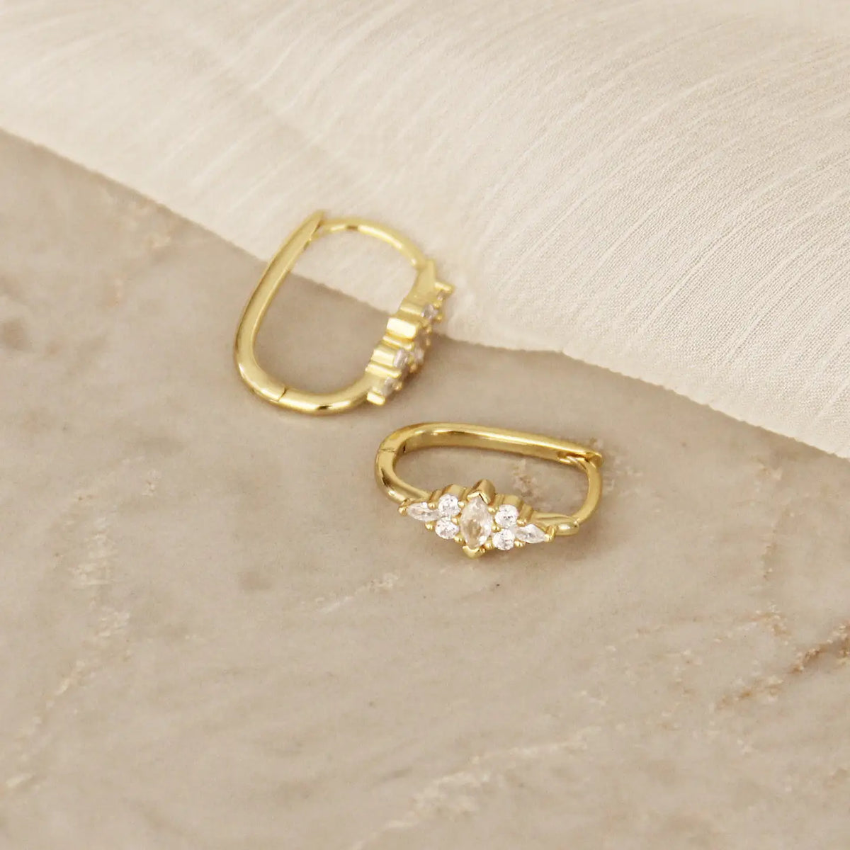 serenity hoop earrings