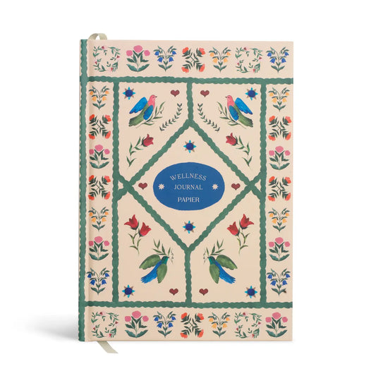 papier / guided wellness journal - quilted daydream