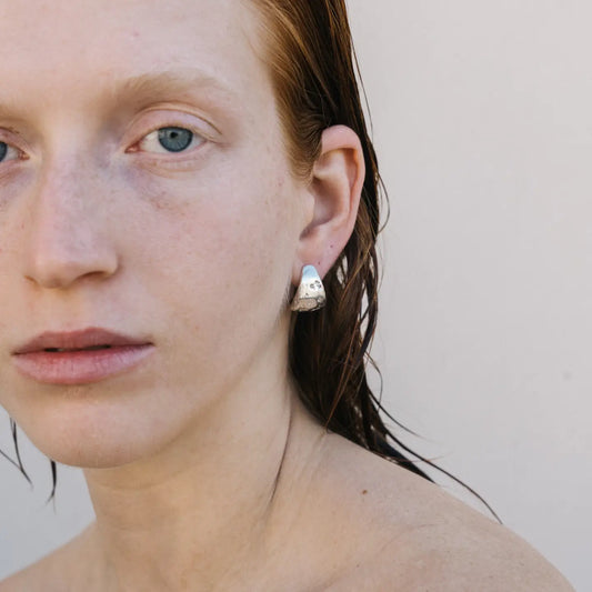 cino post hoop earrings