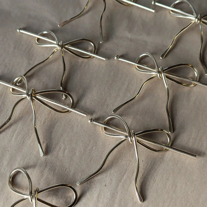 bow hair pin slide