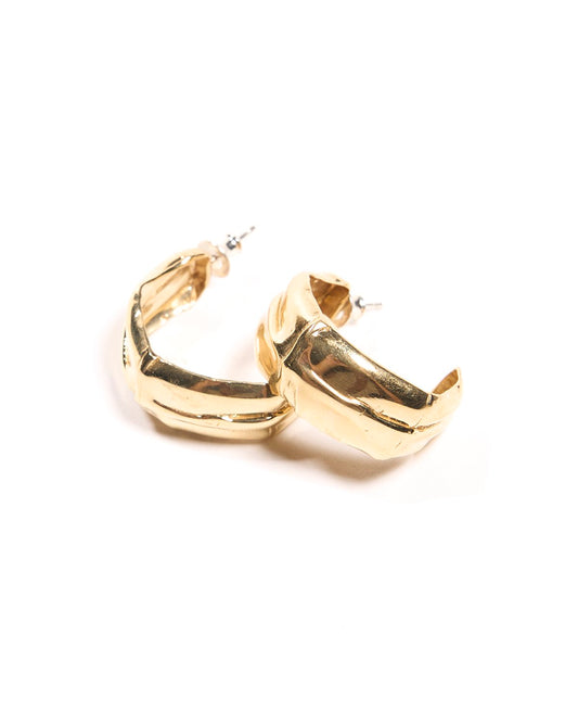 bambou hoop earrings