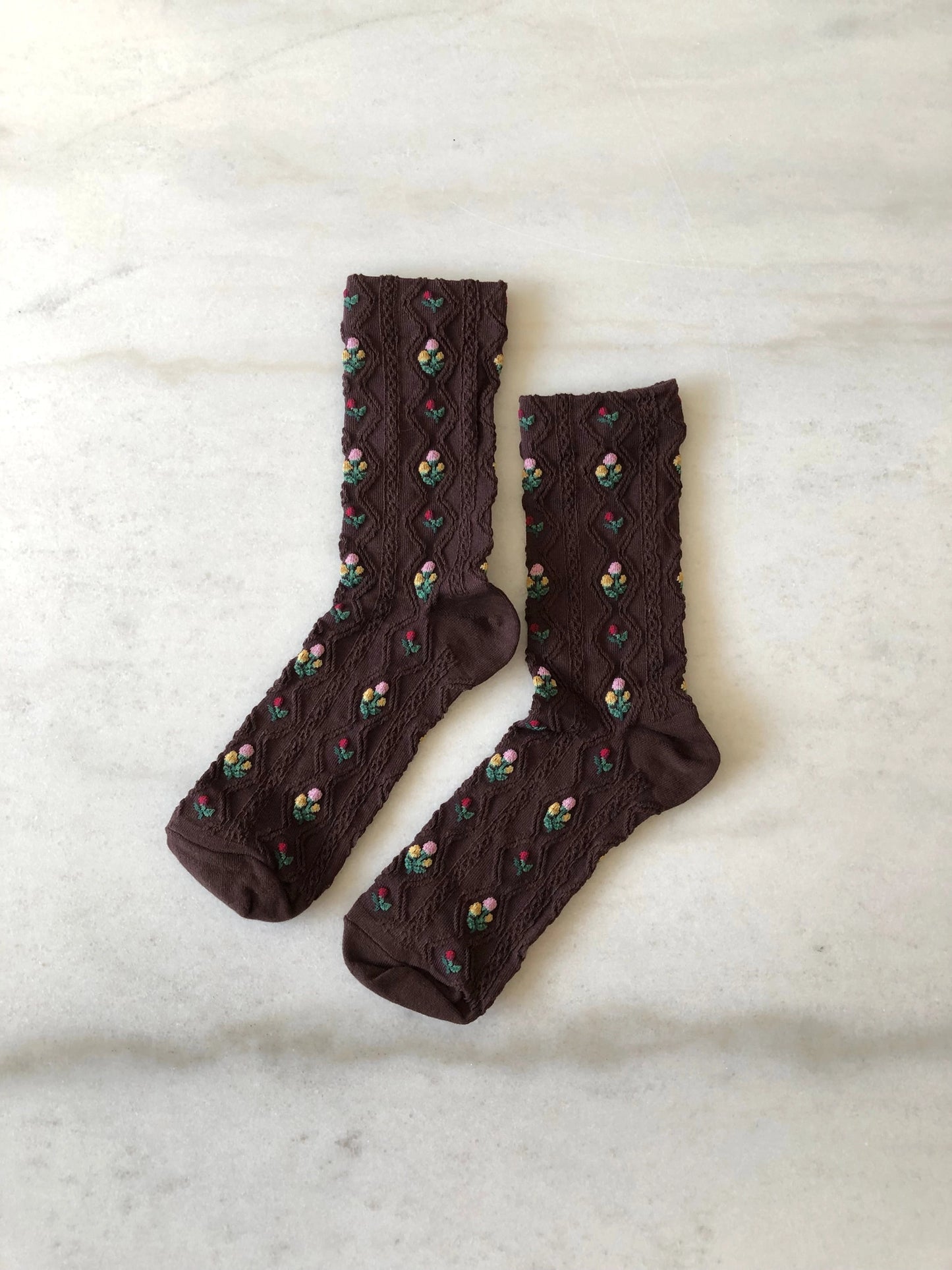 billy bamboo / rose garden socks