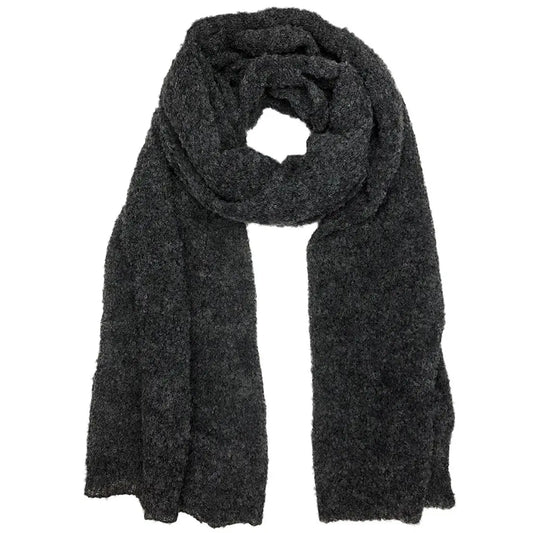ultra plush alpaca scarf / charcoal