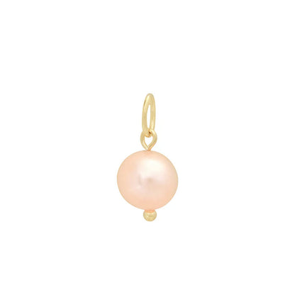 blush pearl pendant charm