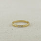 pavé squared ring band - cz