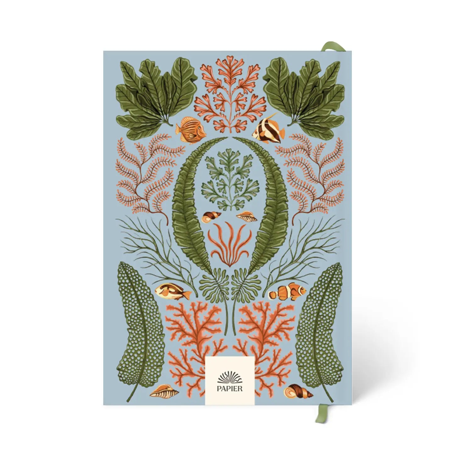 papier / guided travel journal - coral reef