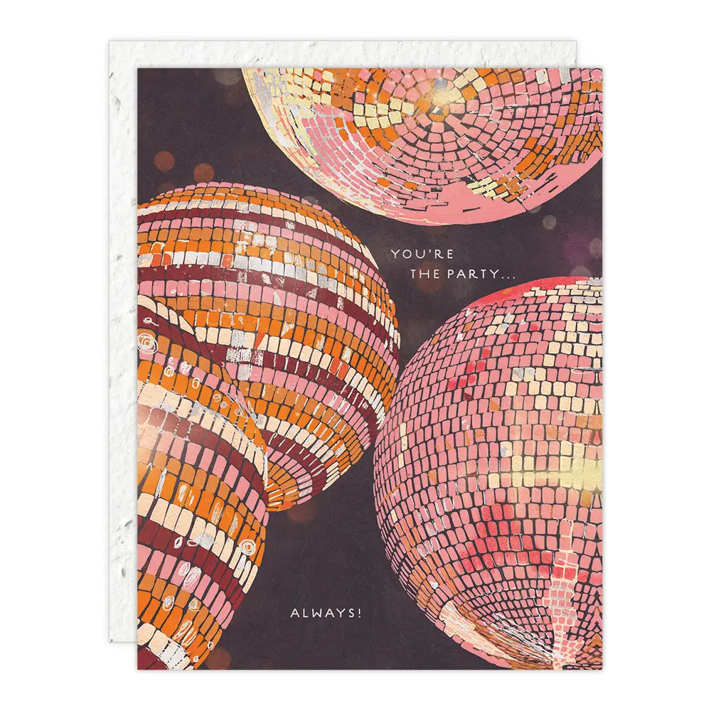 disco birthday card
