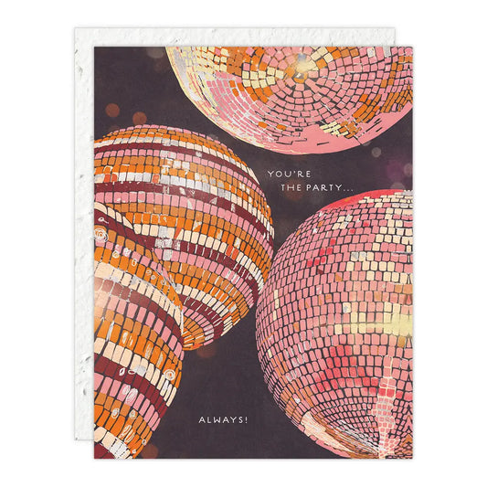 disco birthday card