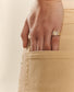 chiara signet ring - natural diamond