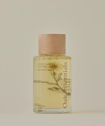 oak essentials / cloud foaming bath oil