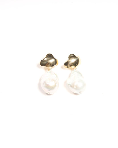 cloud pearl earrings