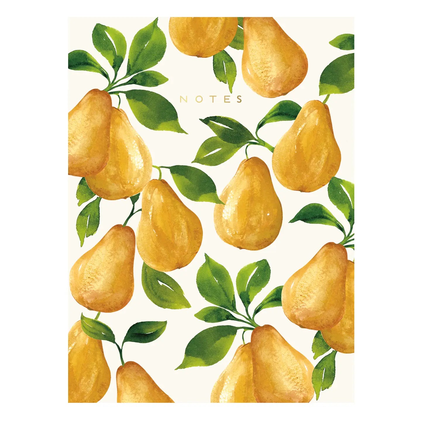 lined journal - pears
