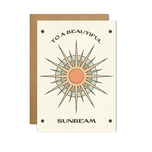to a beautiful sunbeam card