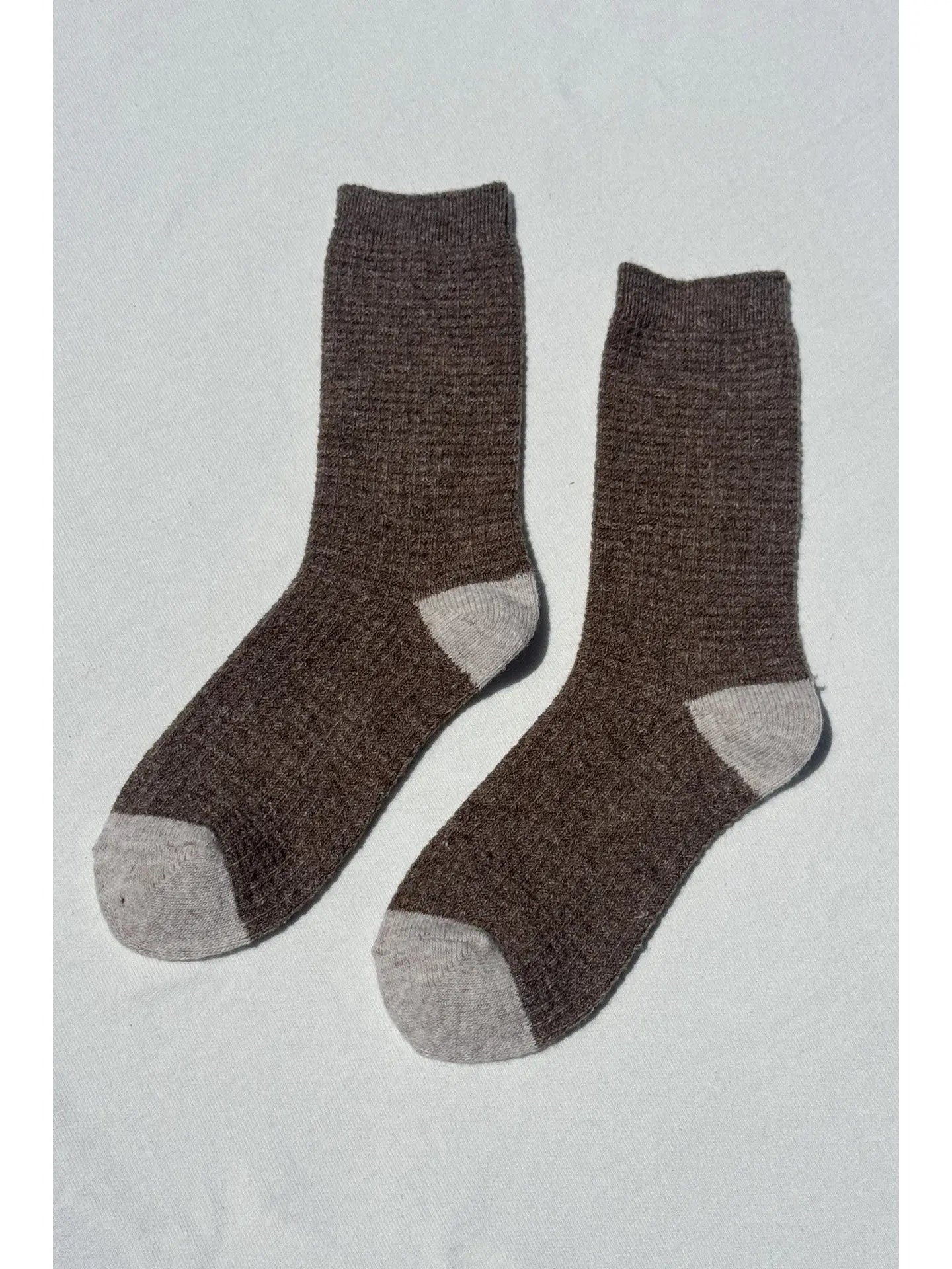 le bon shoppe / wool waffled socks