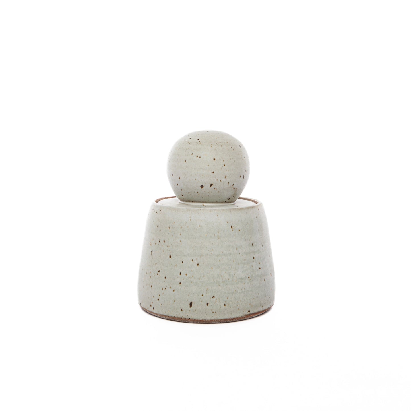 mh studio / stash jar - alabaster white