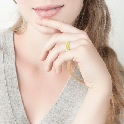 memories ring band - natural diamond