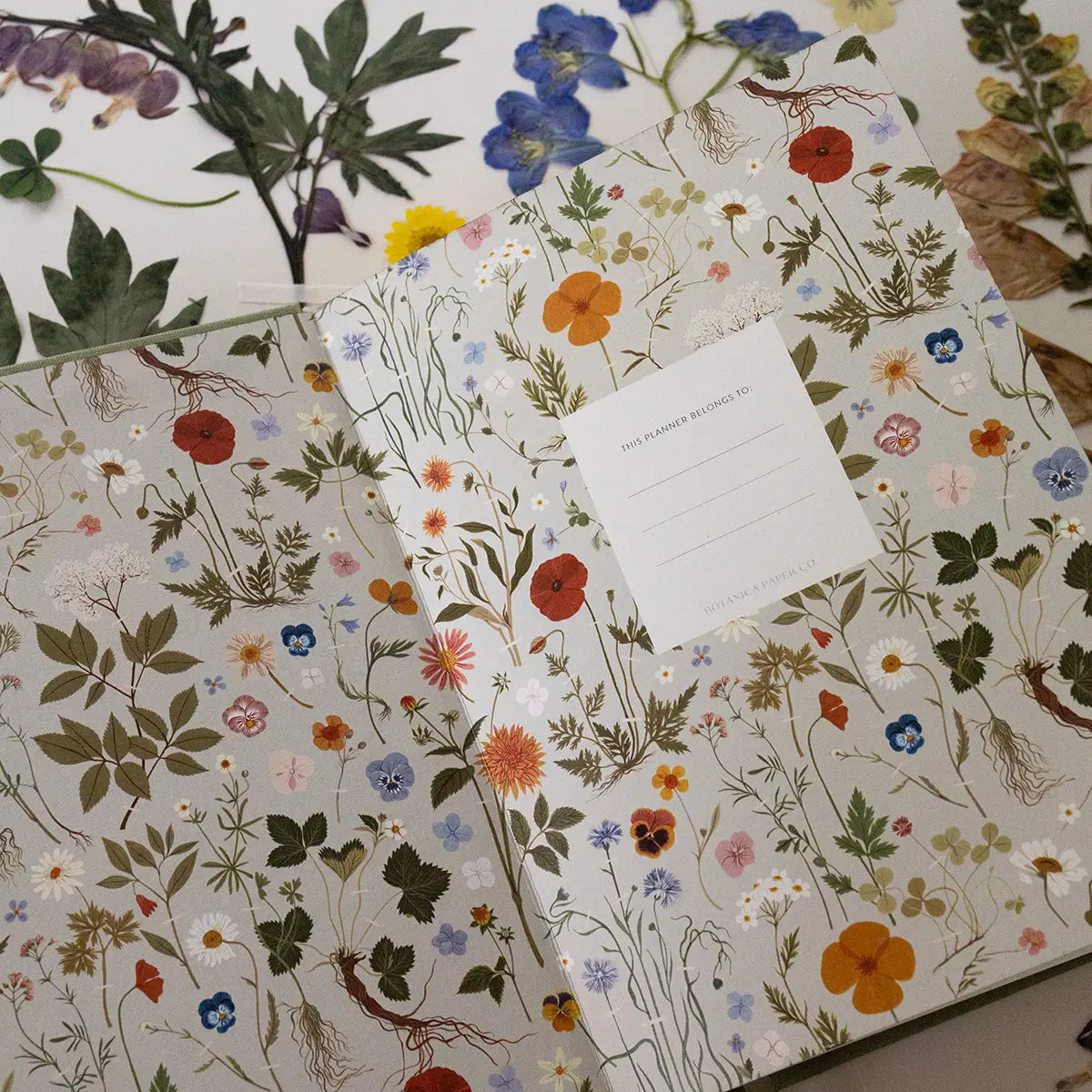 botanica paper co. / linen planner - herbarium
