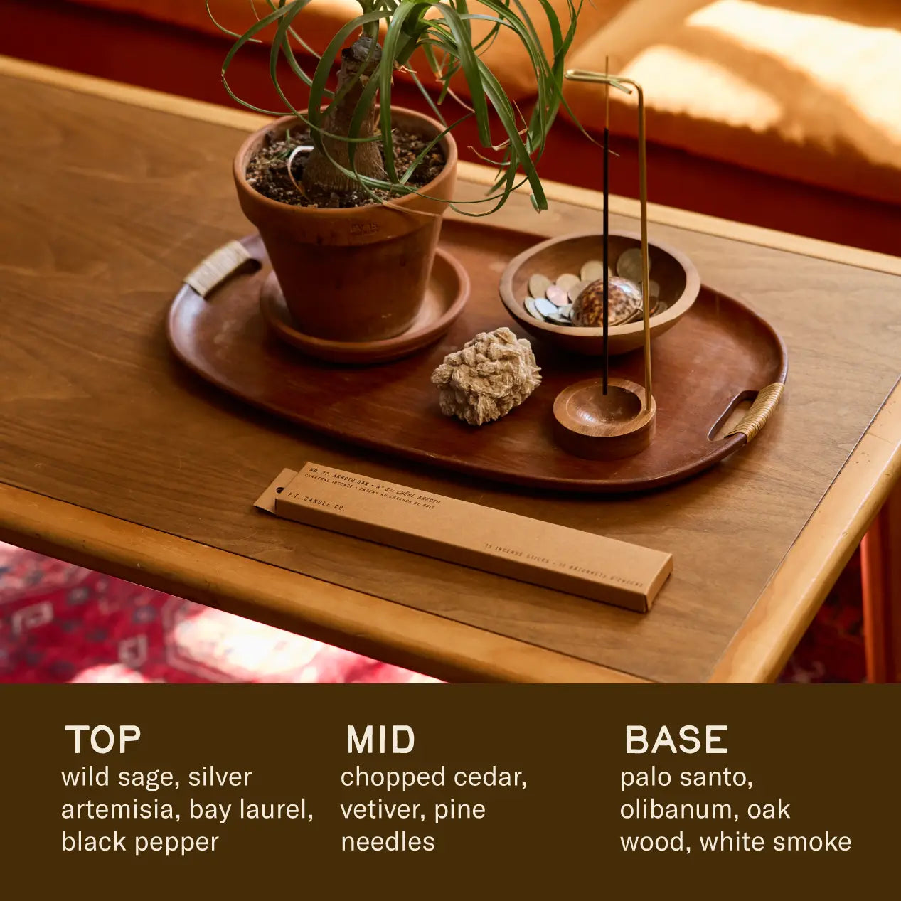 p.f. candle co. / incense - arroyo oak