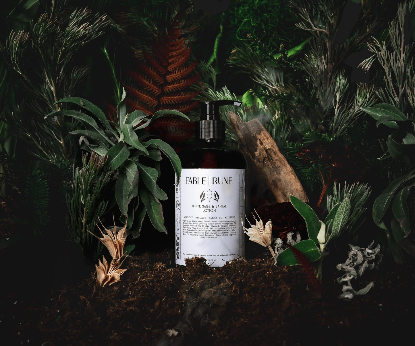 fable || rune / lotion - white sage & santal