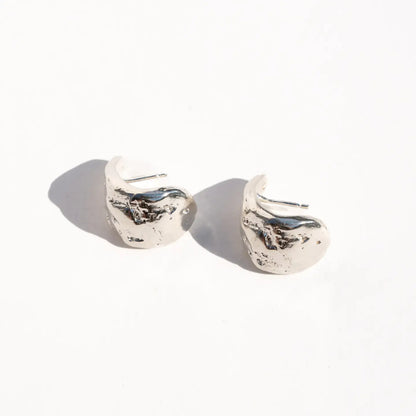 cino post hoop earrings