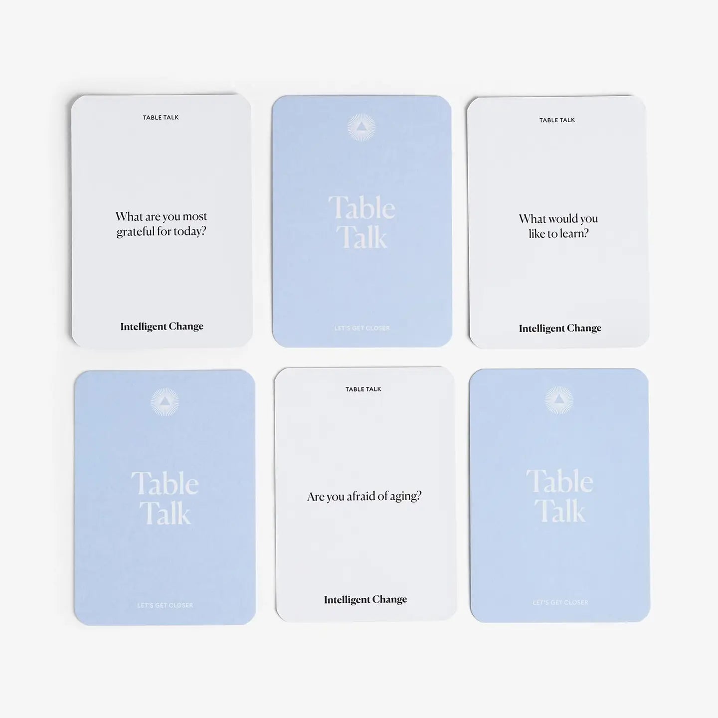 intelligent change / get closer question card game - table talk edition