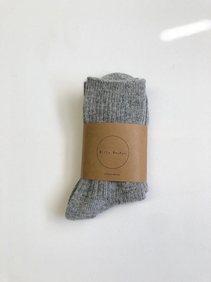 billy bamboo / neutral iceland wool socks