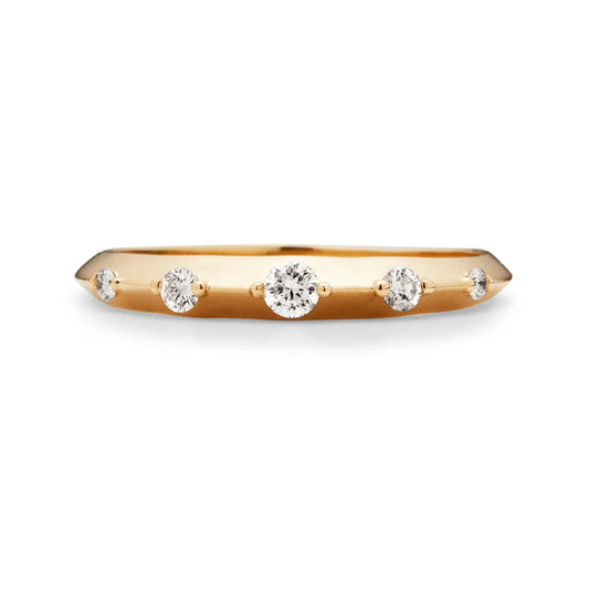 floe five-diamond ring band - natural diamond