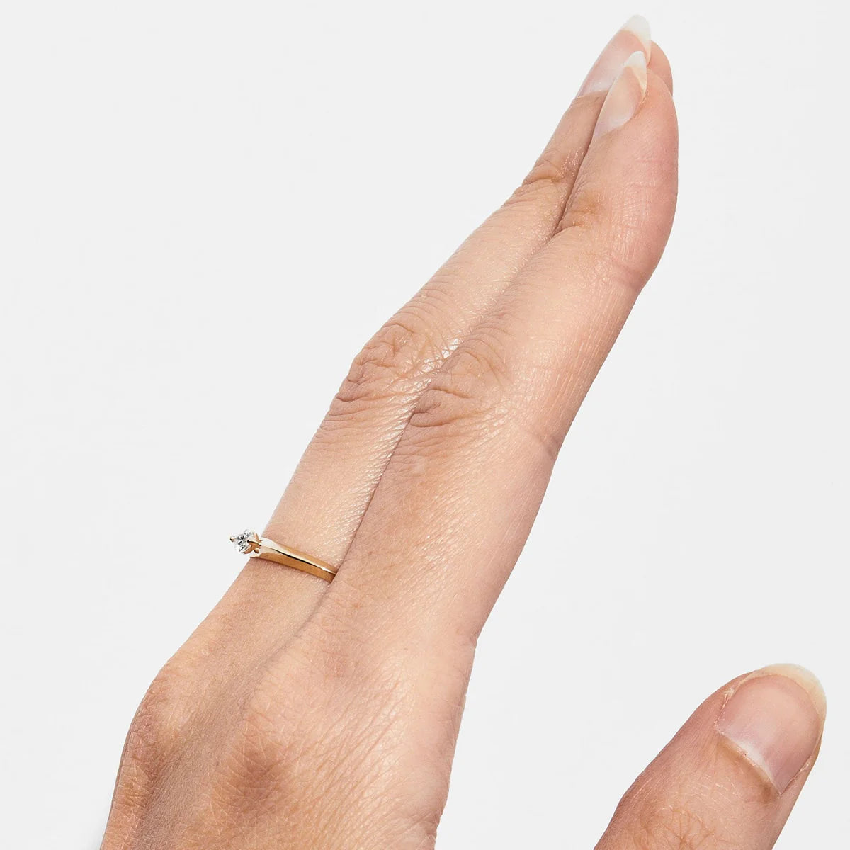 flora diamond ring - natural diamond