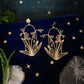iris dangle earrings