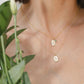 flower pendant charm - lily of the valley (may)