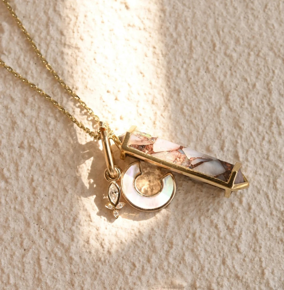 métier / large oval plaque adapter - single