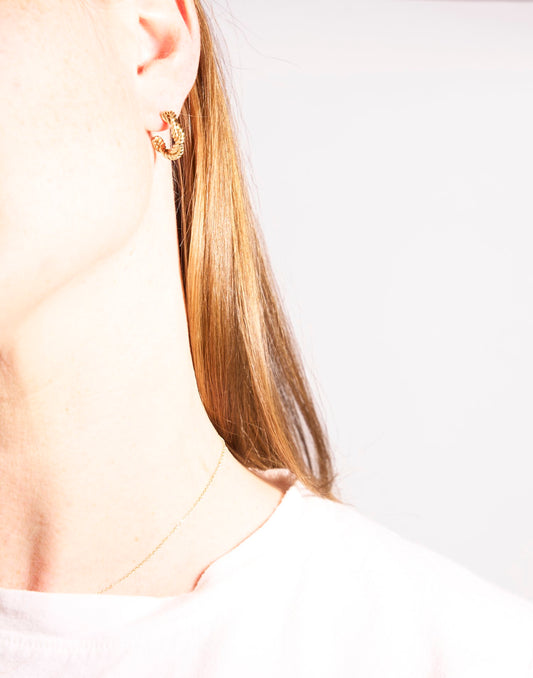 lou hoop earrings