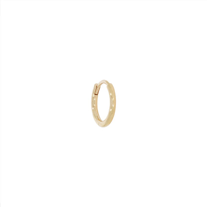 métier / round clicker hoop earring - single