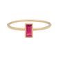 métier / ruby stacking ring