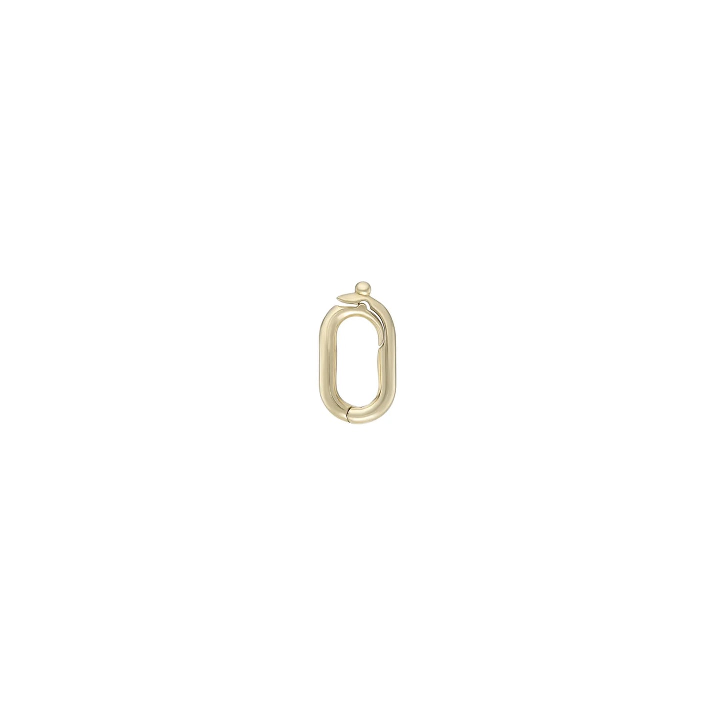 métier / large oval plaque adapter - single