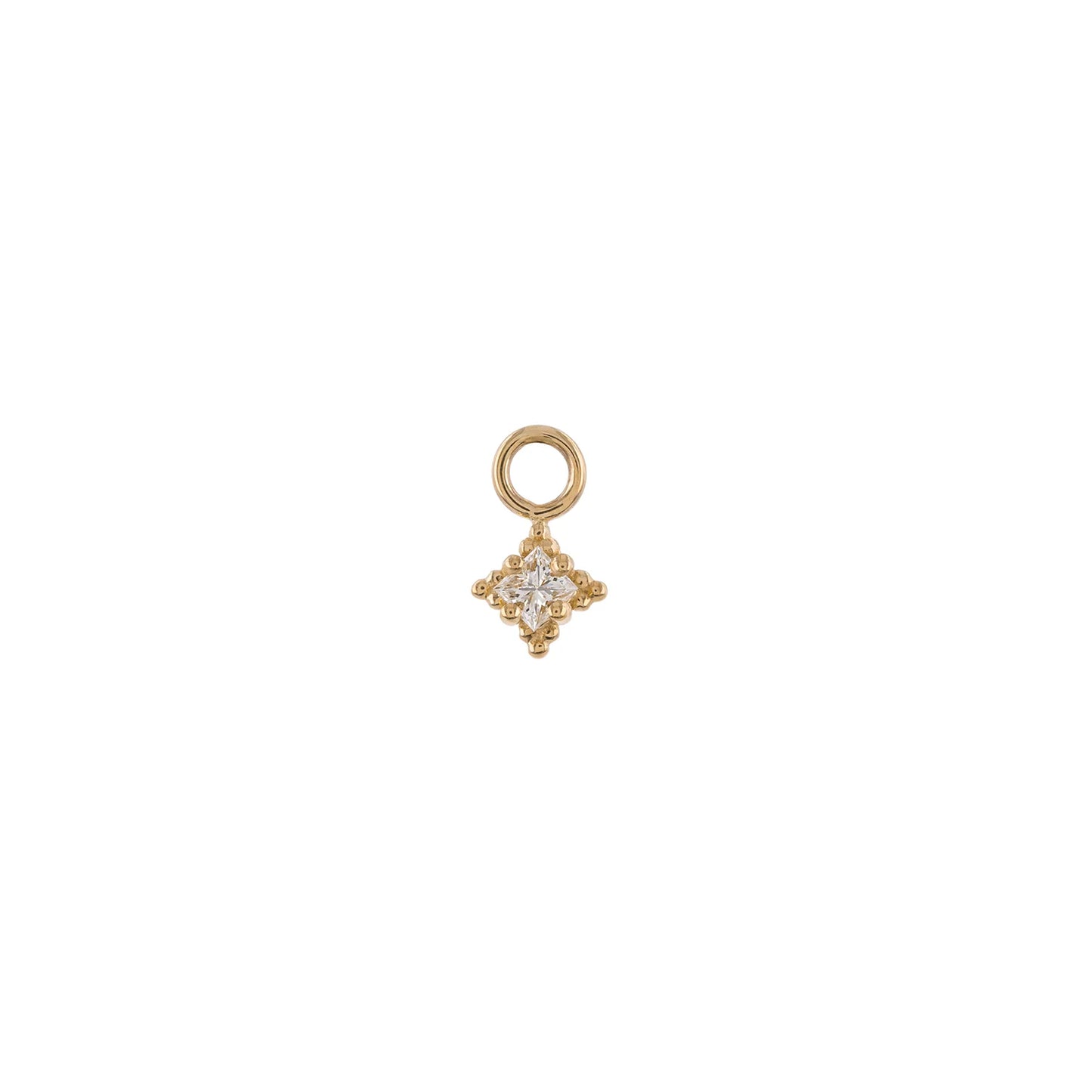 métier / dala gemstone plaque charm - single